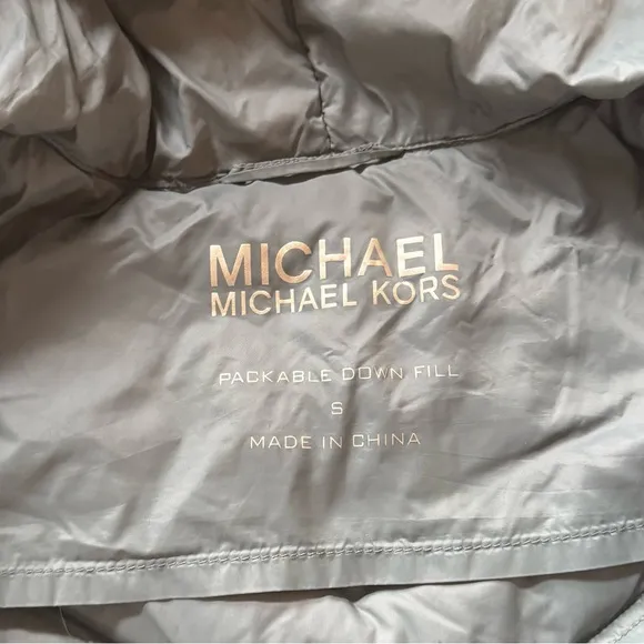 Michael Kors Packable Down Fill | Olive Green | Size Small
