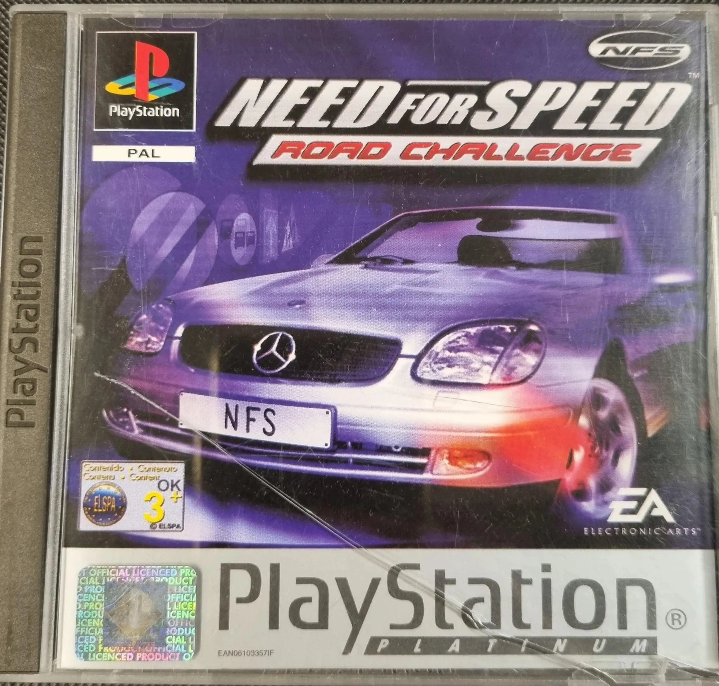 Need For Speed: Road Challenge (platinum, kosmetiske fejl)