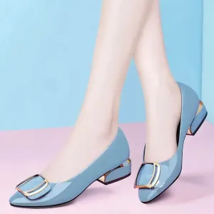 New styles low heel shoes ladies pumps shoes for women