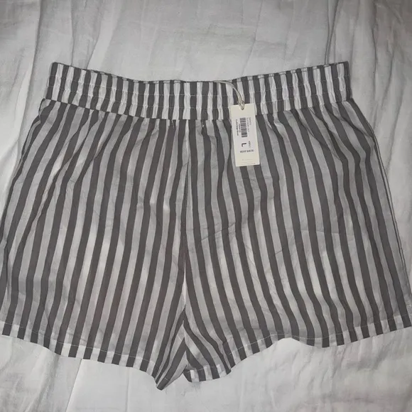 NWT Z Supply Co-Ed Striped Boxer in Dusty Taupe