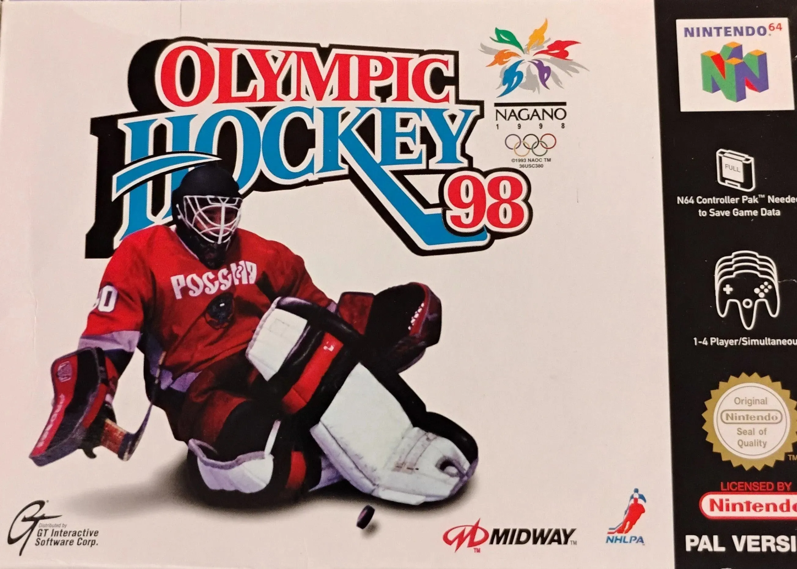 Olympic Hockey 98 i æske