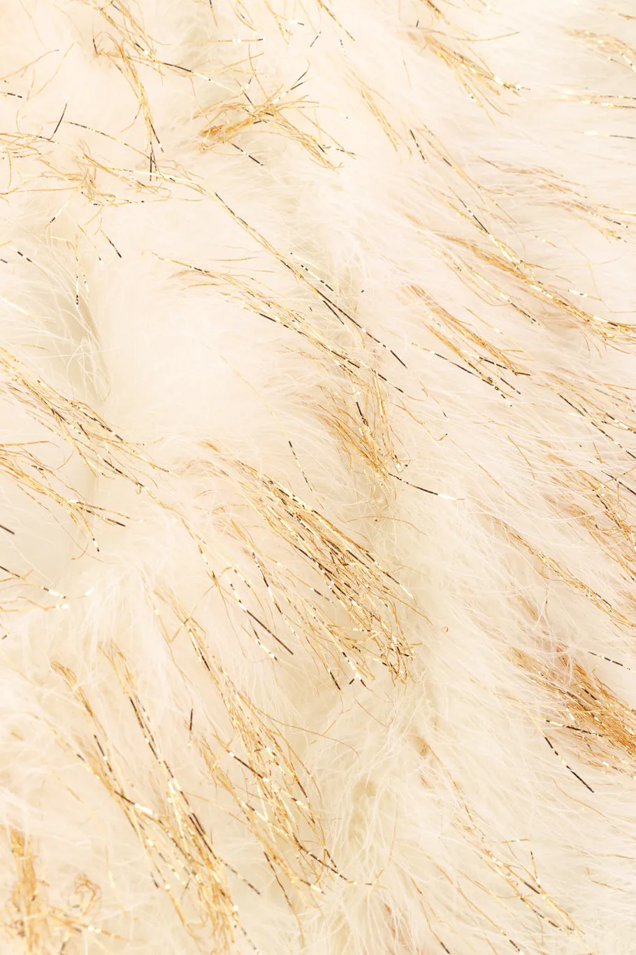 Ostrich Feather Tinsel Vest