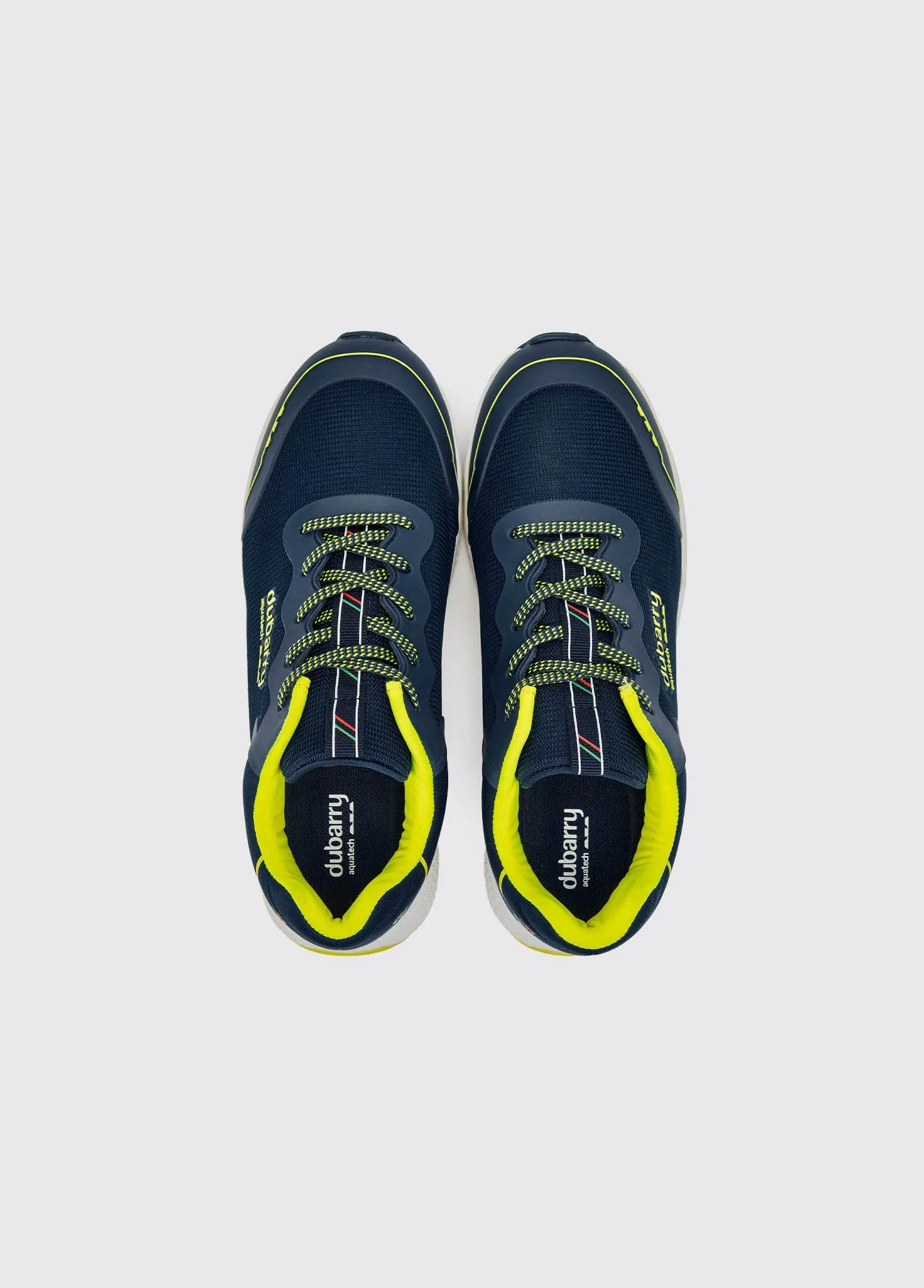 Palermo Men's Lightweight Sporty Sneaker - Navy/Citrus