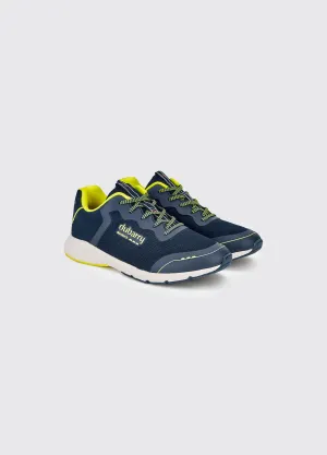 Palermo Men's Lightweight Sporty Sneaker - Navy/Citrus