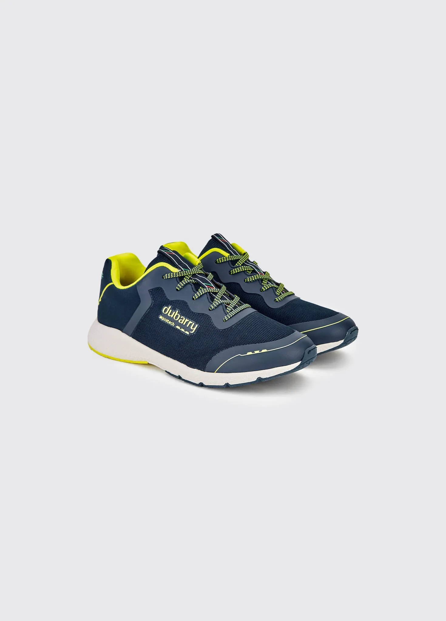 Palermo Men's Lightweight Sporty Sneaker - Navy/Citrus