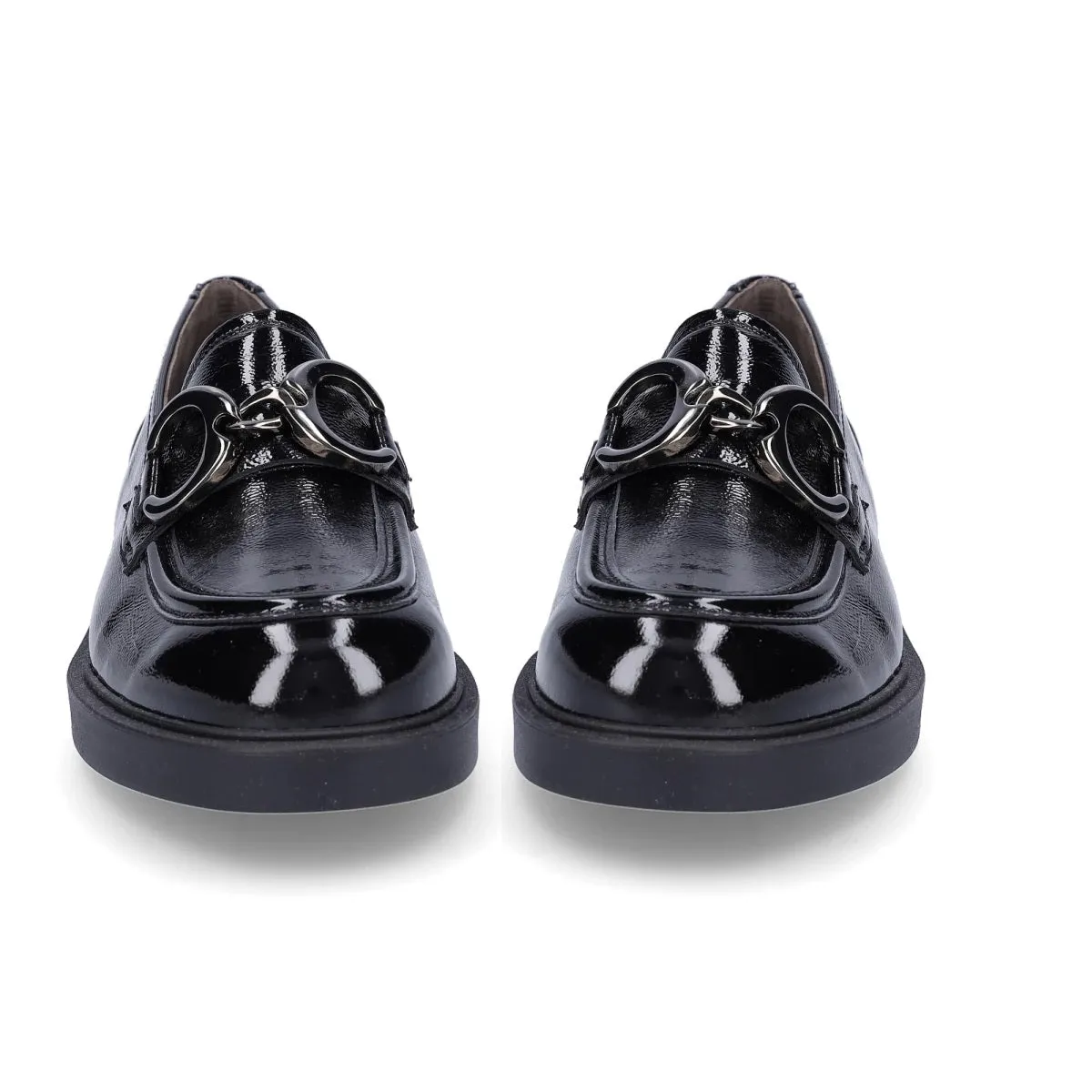 PAUL GREEN 1008 Chunky Loafer-BLACK PATENT