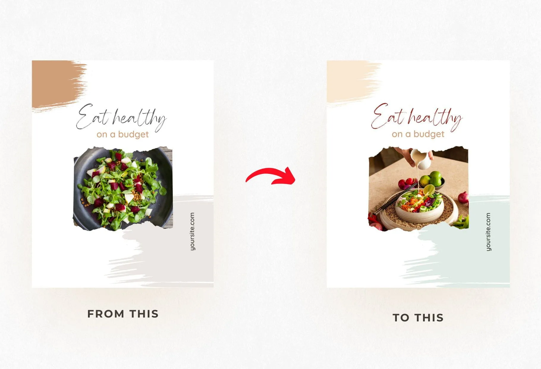 Penelope Food and Nutrition 6-Page Carousel Canva Template