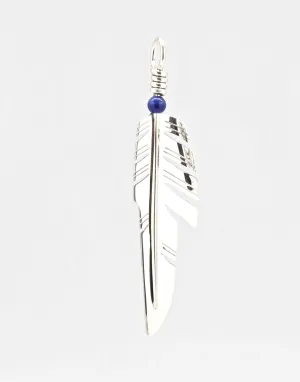 Piked Feather Pendant