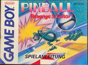 Pinball Revenge of The Gator manual (NOE)