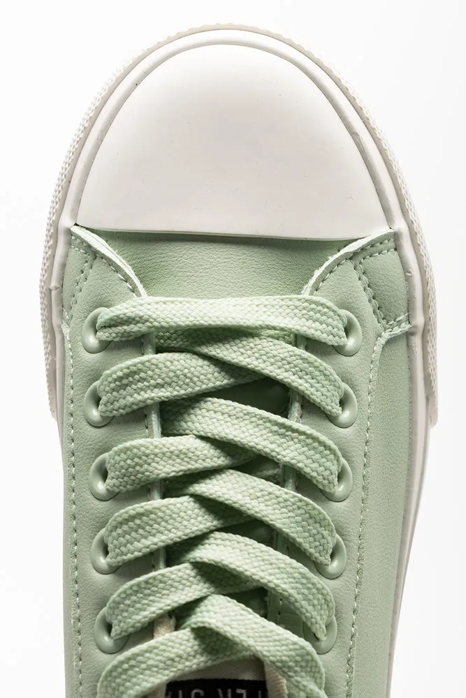 Platform Sneakers Sage