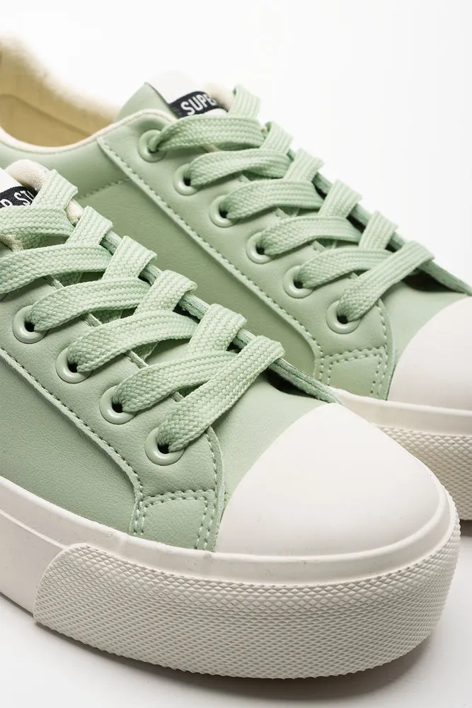 Platform Sneakers Sage