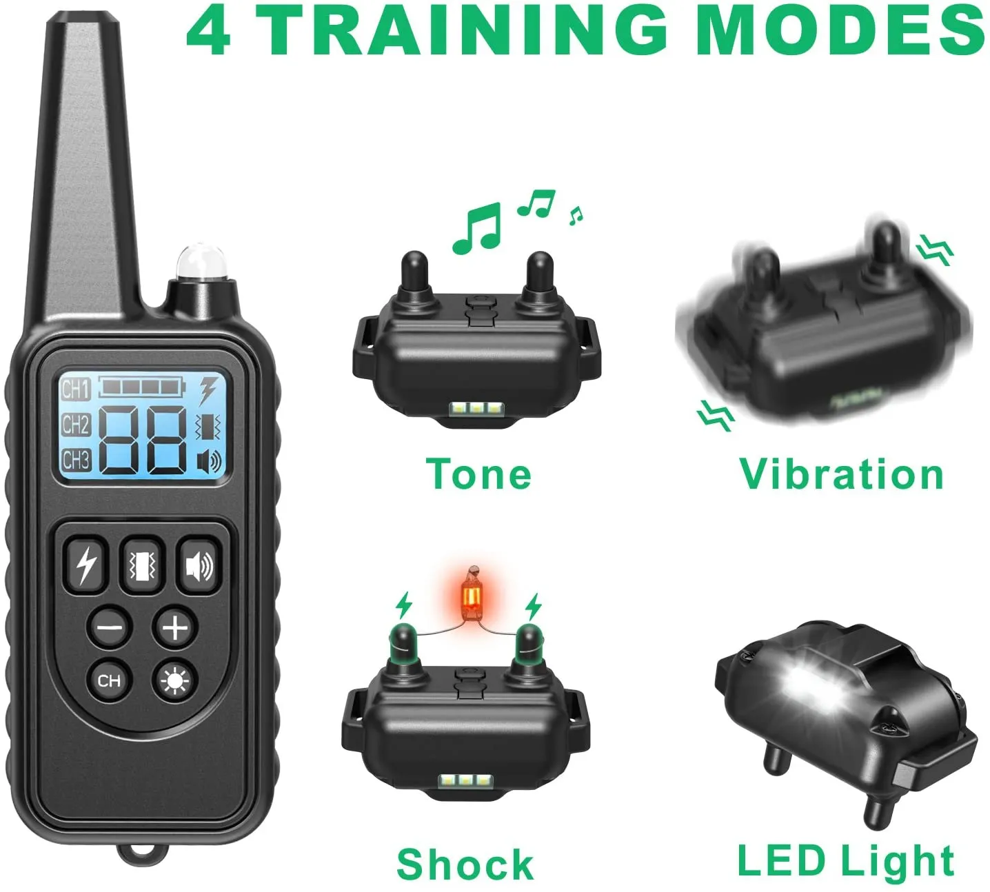 PT430 Remote training collar - 1-3 dogs