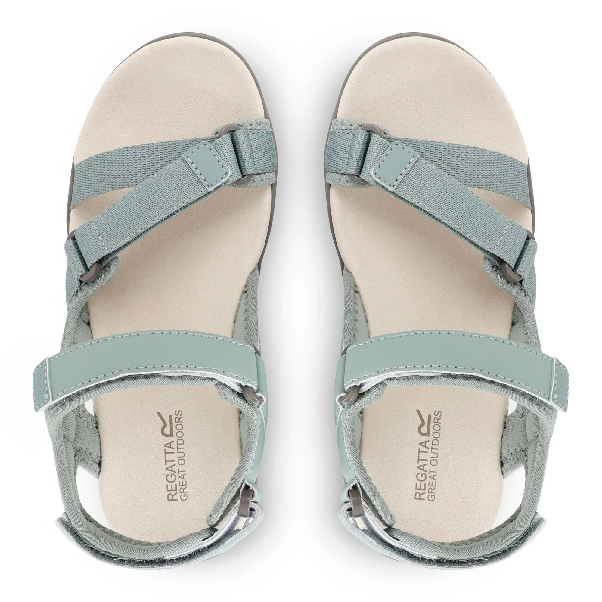 Regatta Women's Santa Clara II Sandals - Glacier Green Light Vanilla