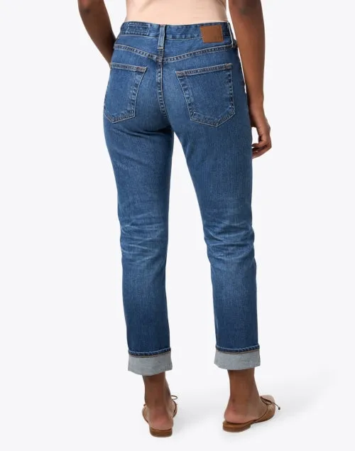 Relaxed Fit Slim Blue Jean