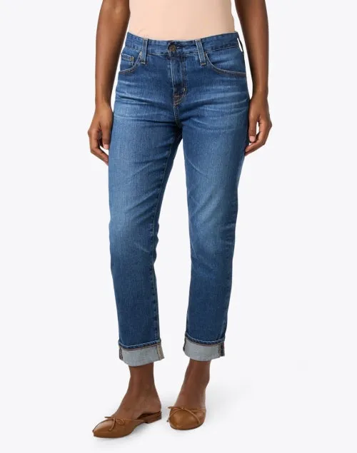 Relaxed Fit Slim Blue Jean