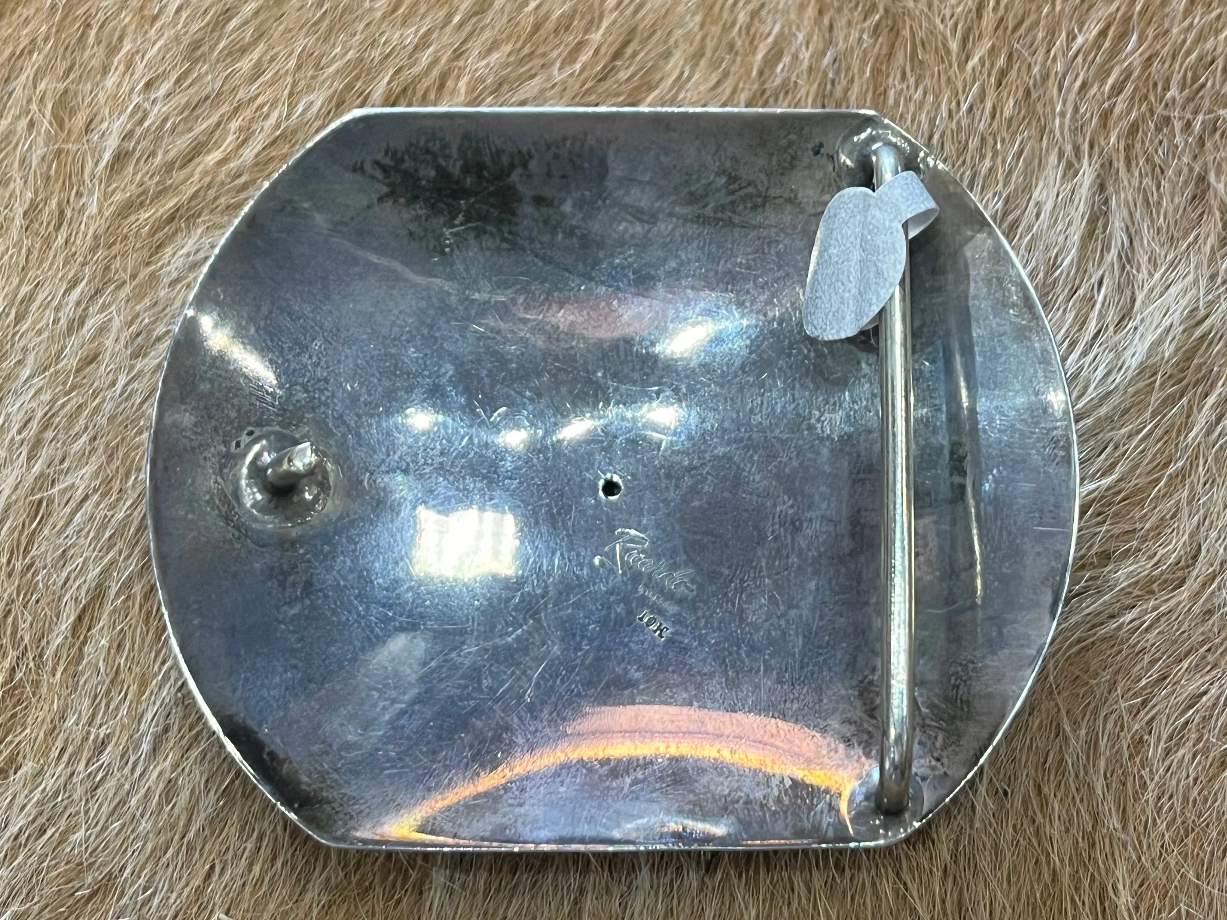 Ricardo 10K & Sterling "Palomino" No. 222B 1950's Trophy Buckle