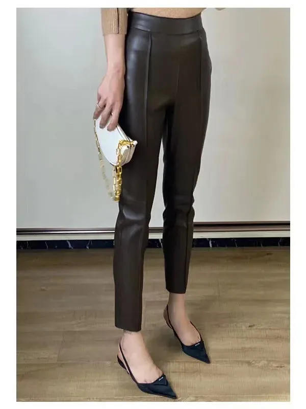 ScandiVAVIAN Leather Pants
