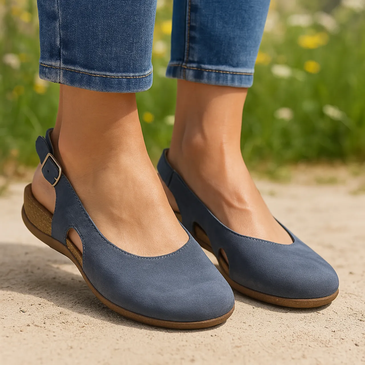 Soleil™ - Round Toe Flat Shoes