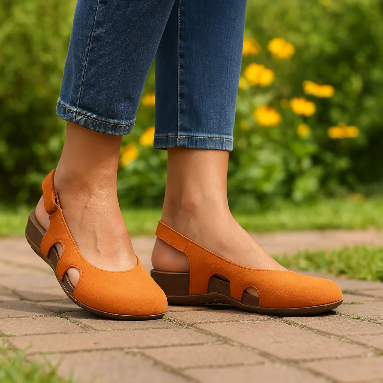 Soleil™ - Round Toe Flat Shoes
