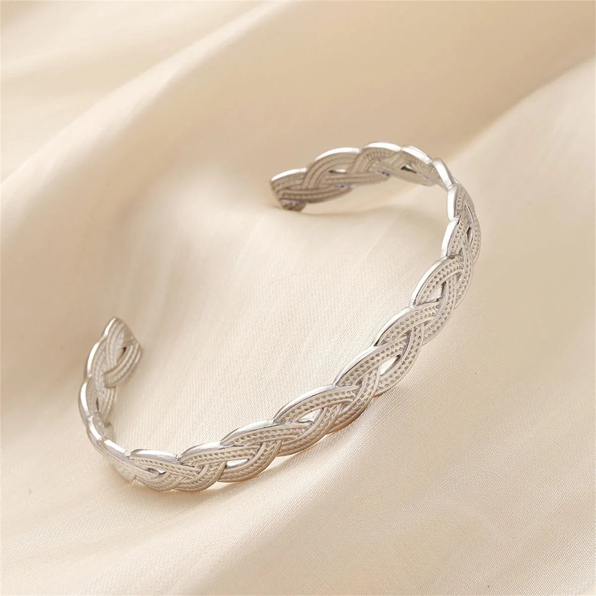Stainless Steel Twine Cuff