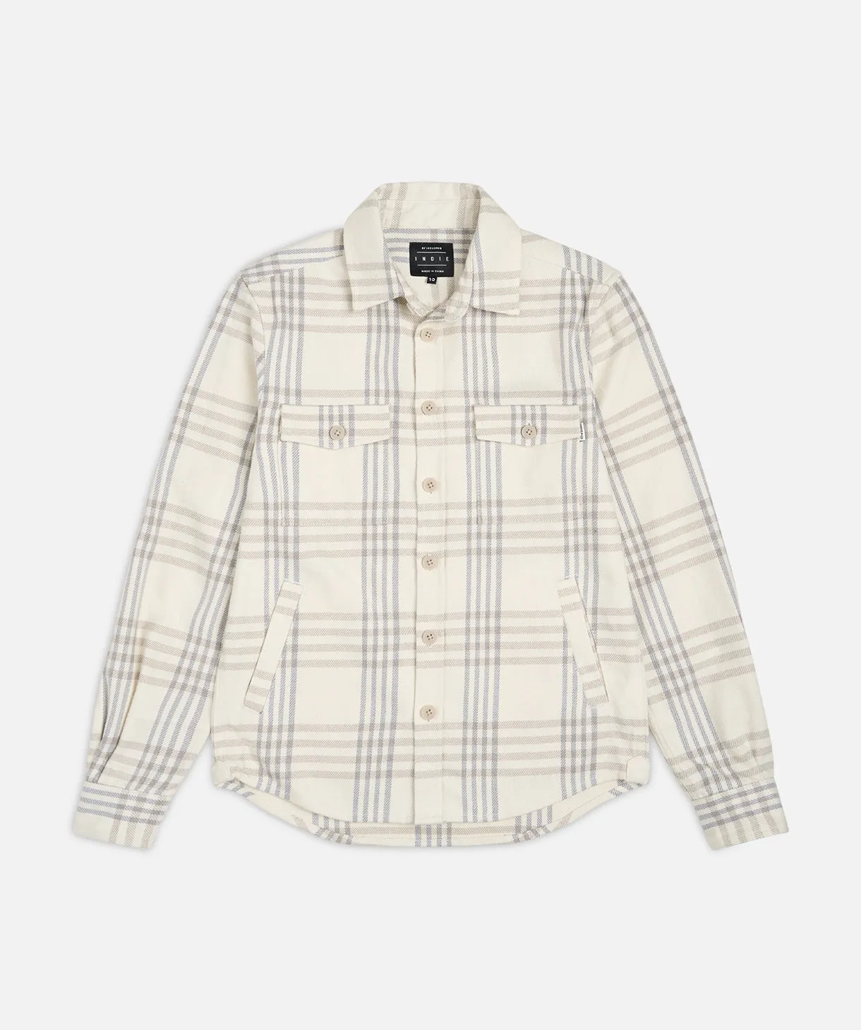 The Alamo L/s Shirt - Off White Wheat