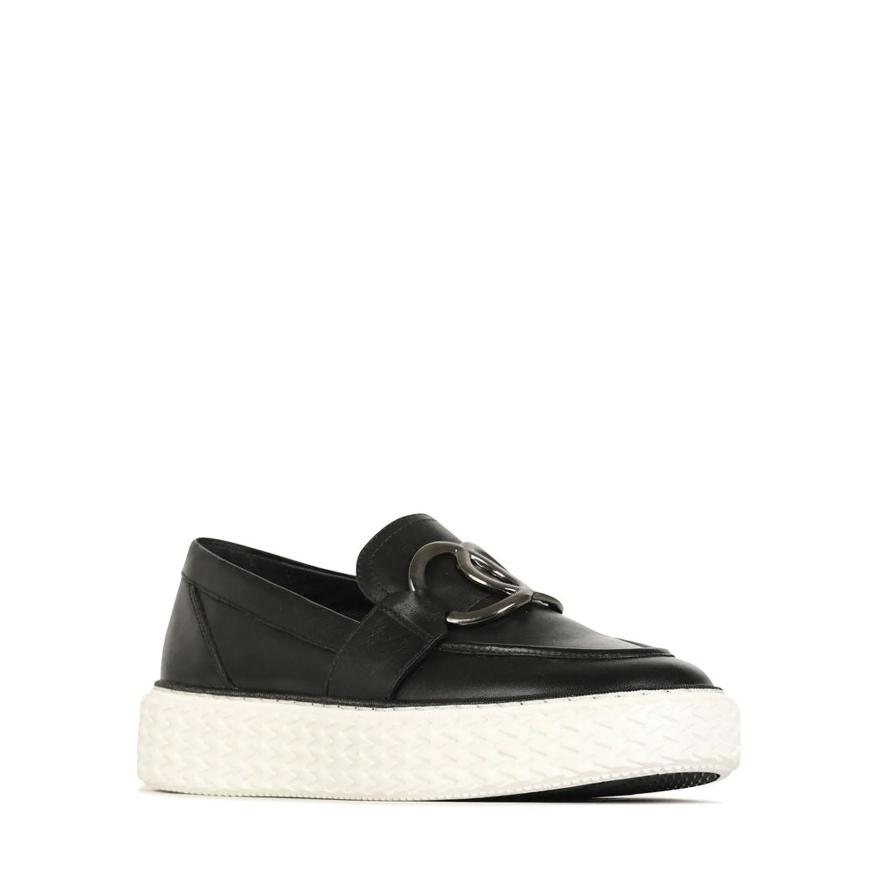 TRINA LEATHER LOAFER SNEAKERS