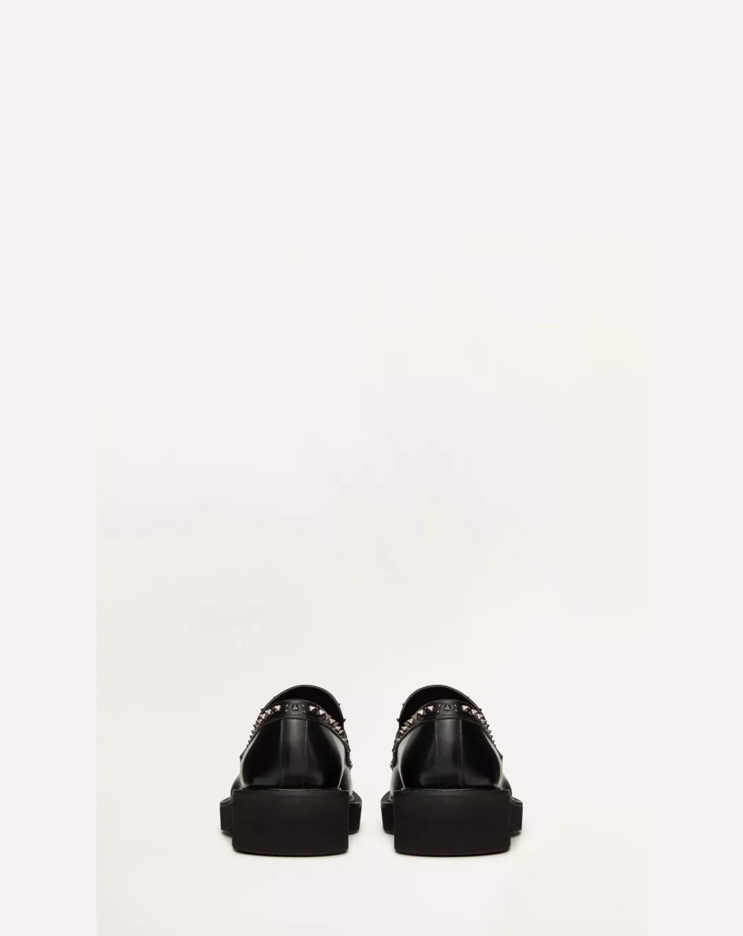 Valentino Garavani Gentleglam Calfskin Loafer Embellished with Mini Studs and Rivets