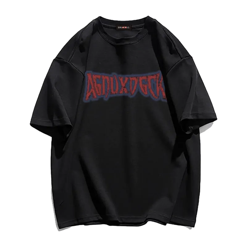 Vintage Bold Jesus Letter Graphic T-shirt