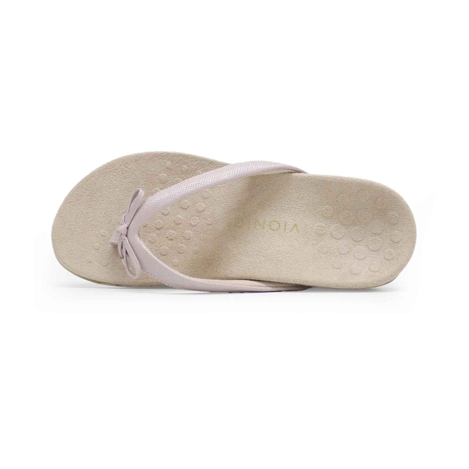 Vionic Bella Leather Women's Toe Post Sandals