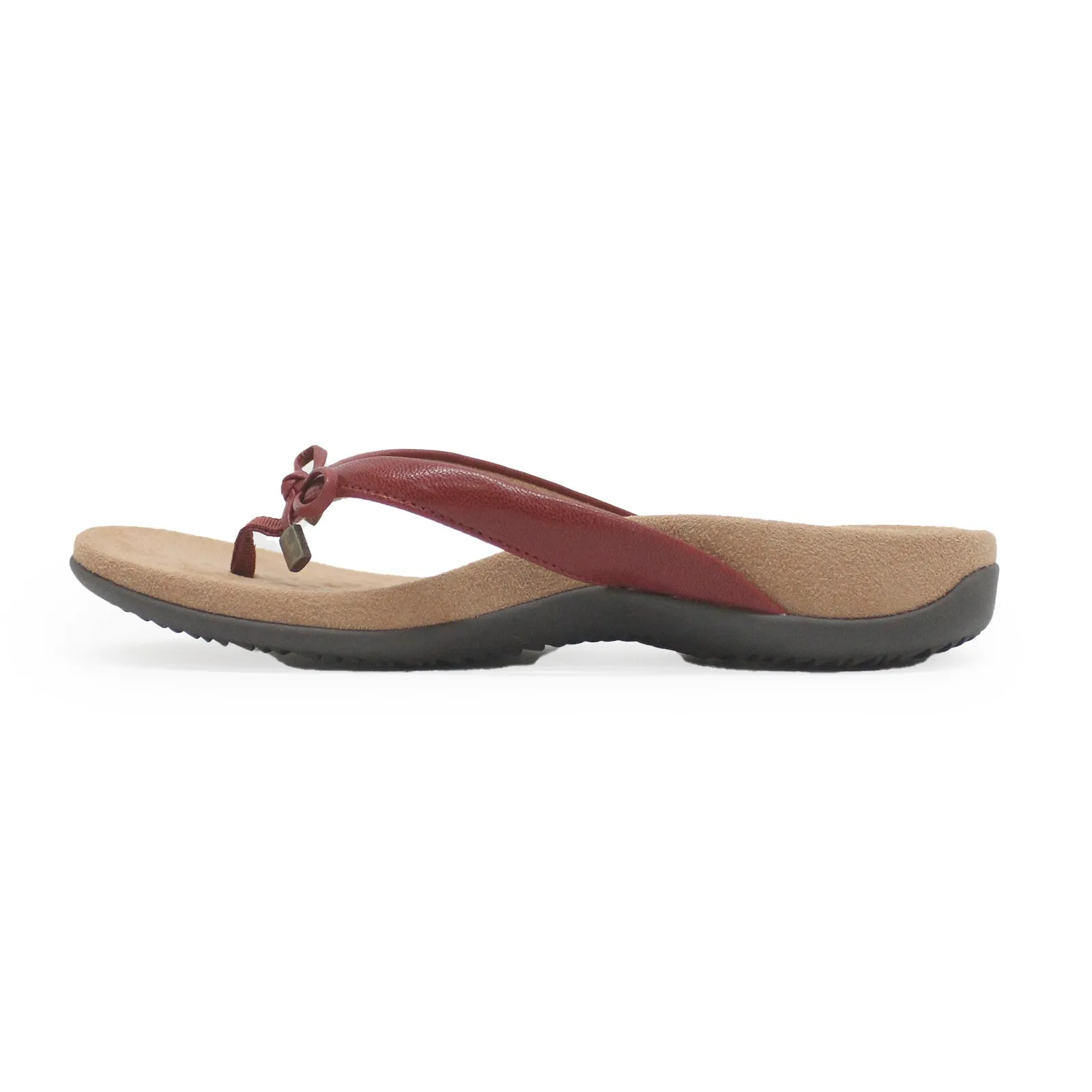 Vionic Bella Leather Women's Toe Post Sandals