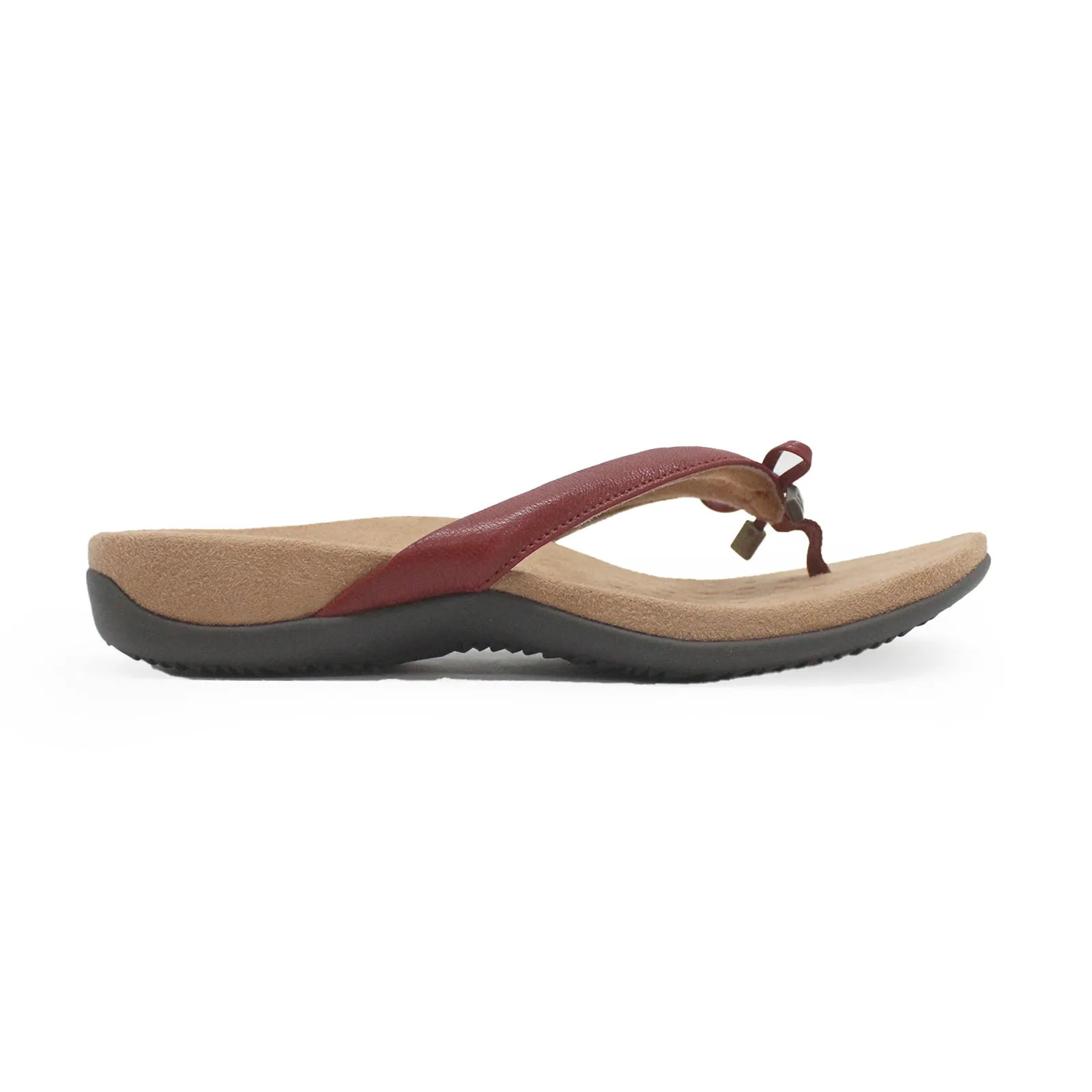 Vionic Bella Leather Women's Toe Post Sandals