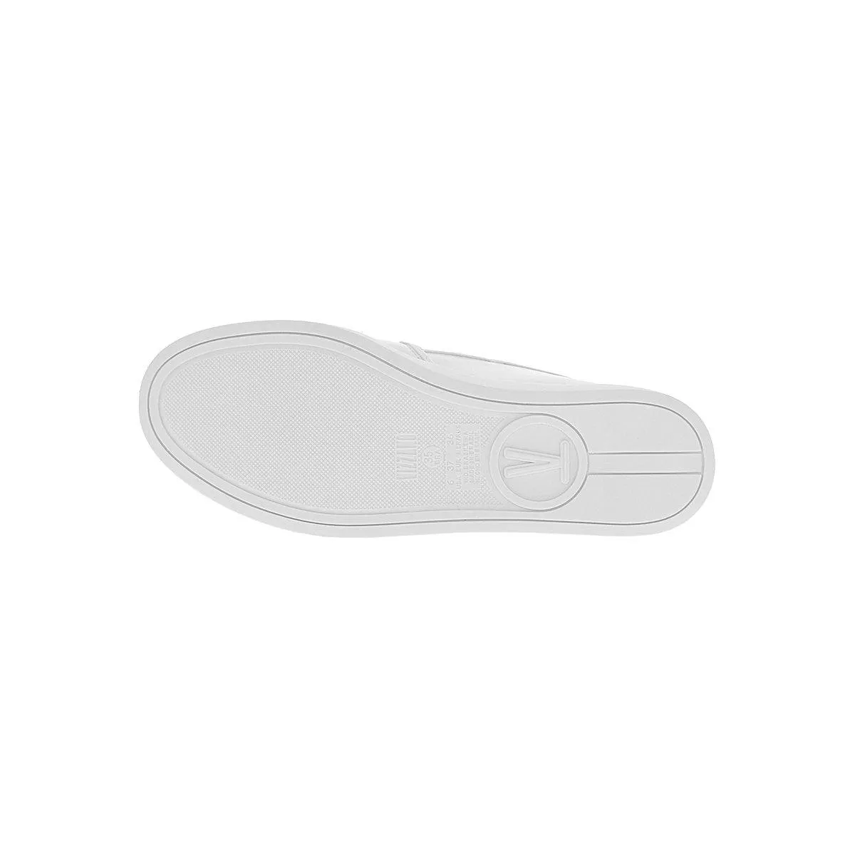 Vizzano 1214-200 White Sole Loafer in White Napa
