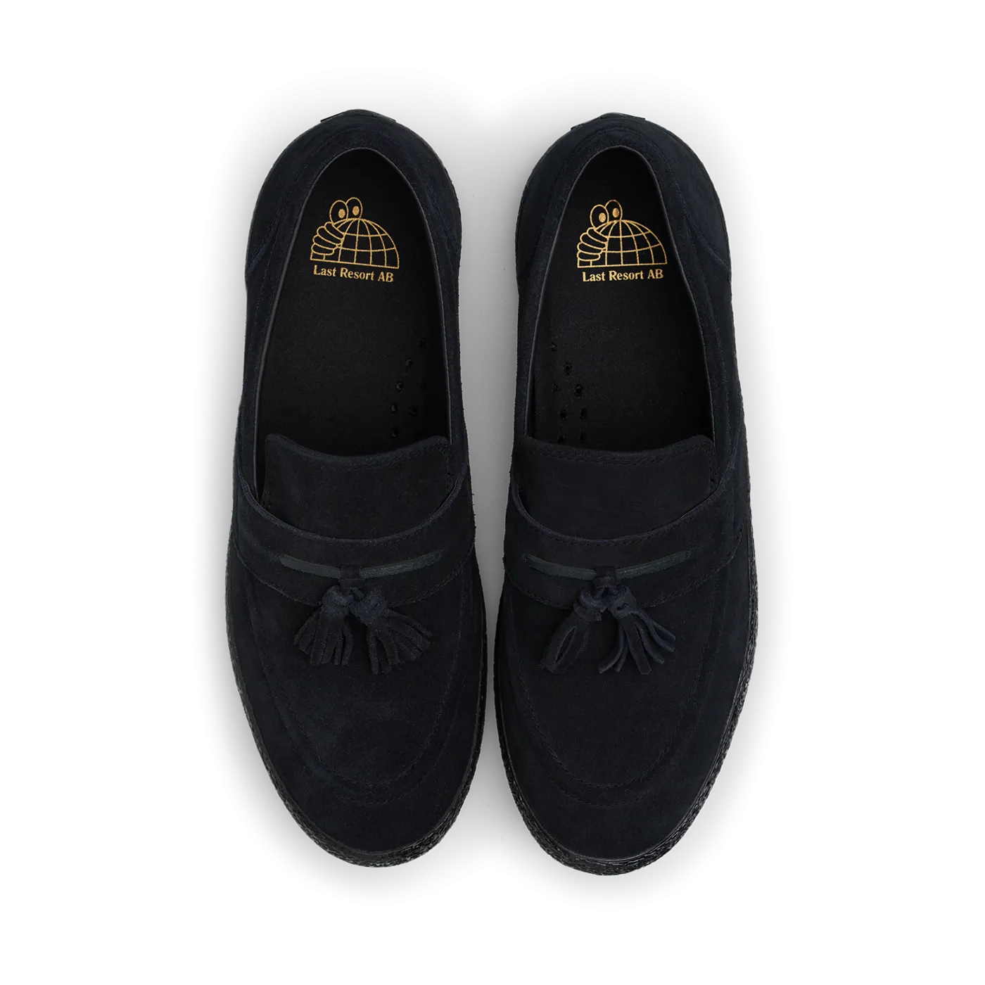 VM005 Suede Loafer - Black/Black
