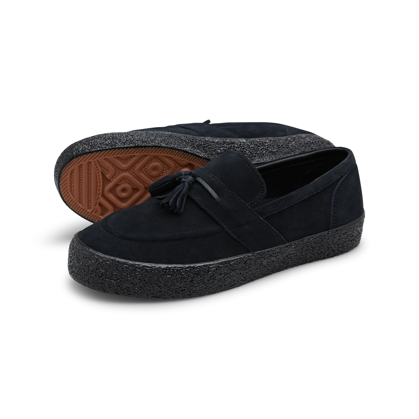 VM005 Suede Loafer - Black/Black