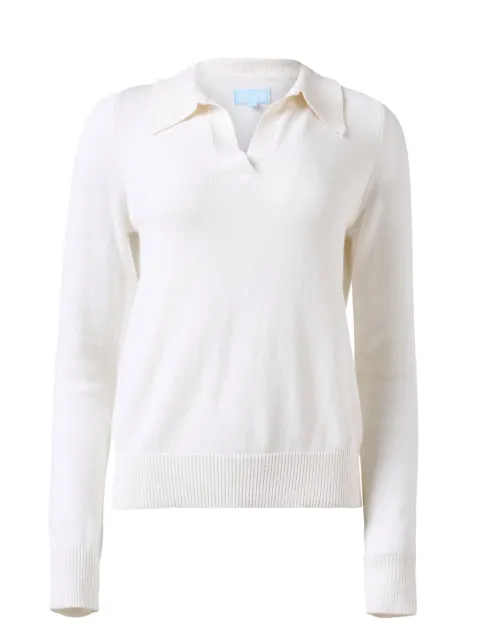 White Polo Sweater