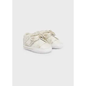 White Pre-Walker Shoes