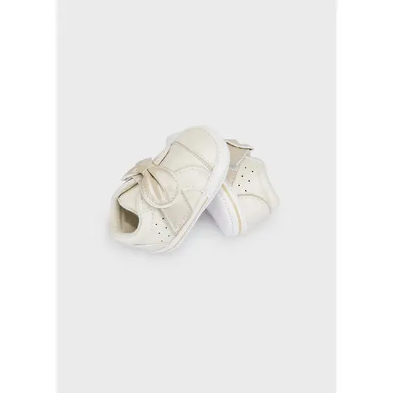White Pre-Walker Shoes