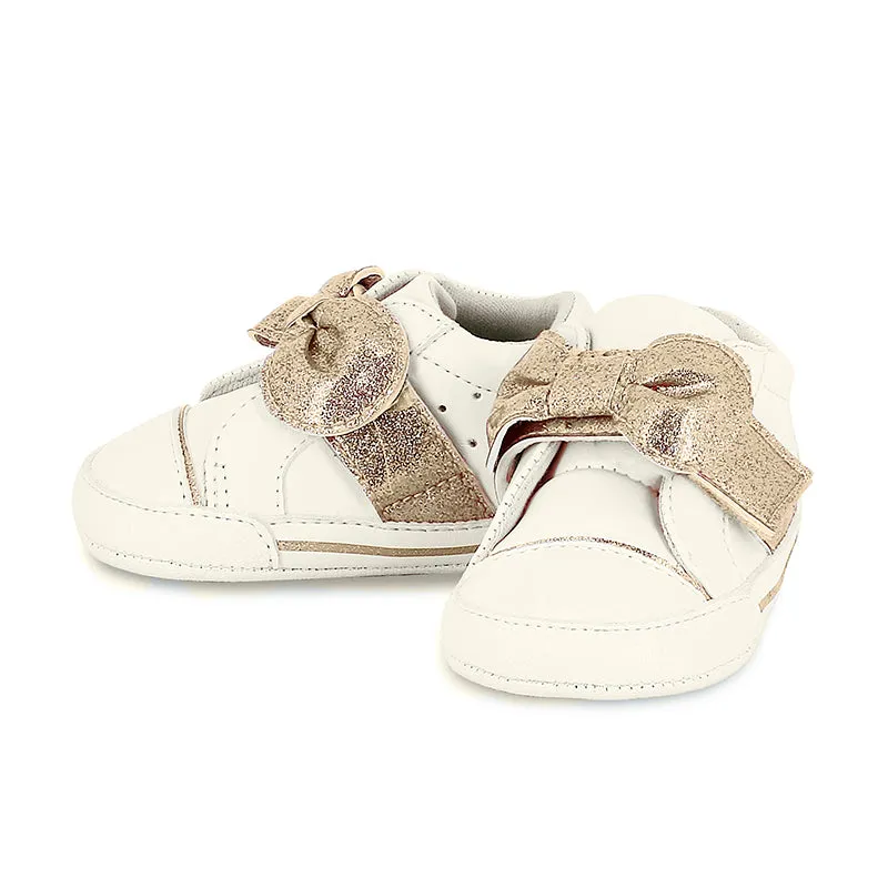 White Pre-Walker Shoes