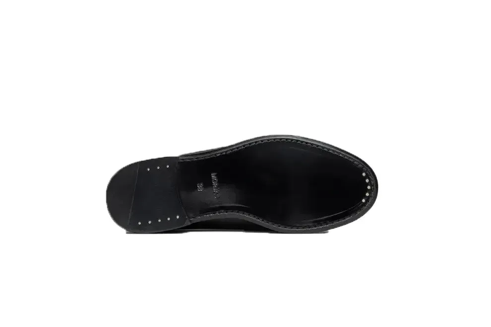 Women The Penny Loafer Black Calf